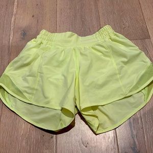 Lululemon neon yellow hotty hots